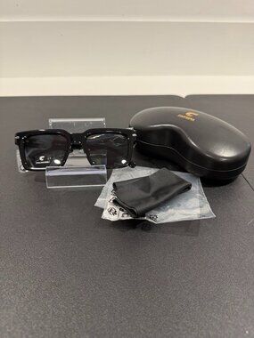 Carrera 316/S Black Polarized Square Sunglasses 52mm (JB1583)